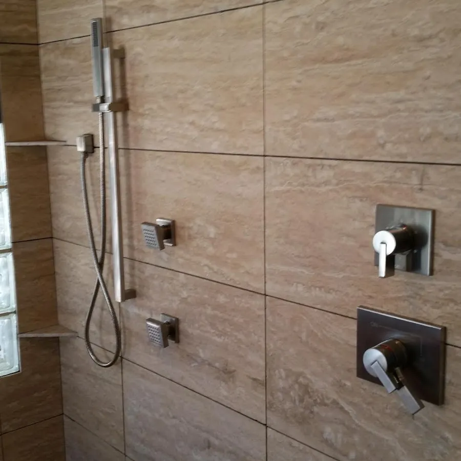 Shower fixture installation for Frozen Pipe Repair in North Kansas City